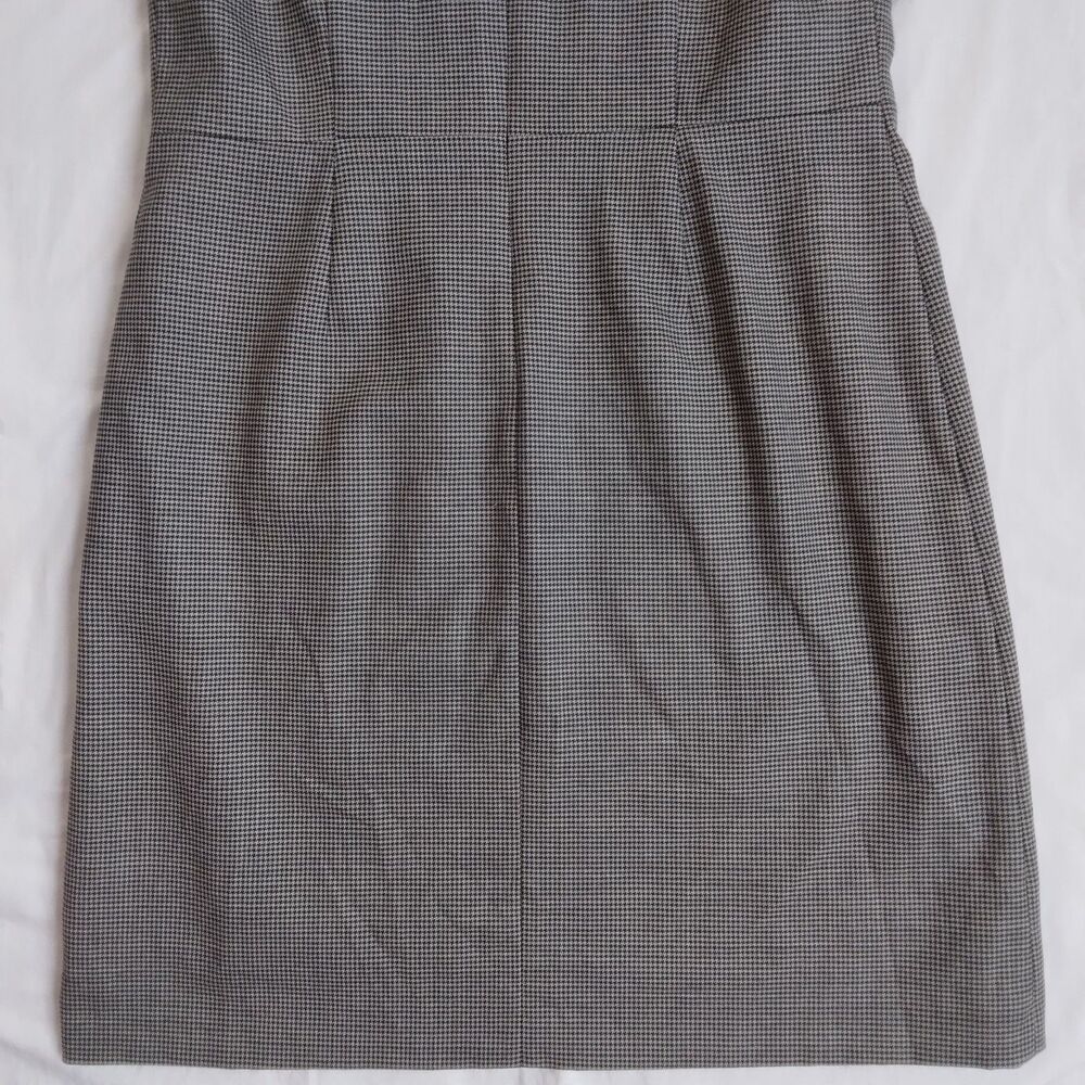 Brooks Brothers Dress Shift Sheath Houndstooth Black Career Women's Size 12P - Picture 10 of 12